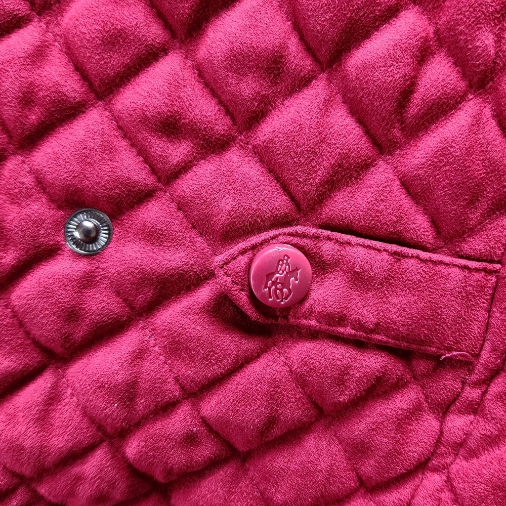 Outback Trading Co. "Microsuede Grand Prix Vest" Red #2958 | Women's Size 3X - Picture 5 of 11